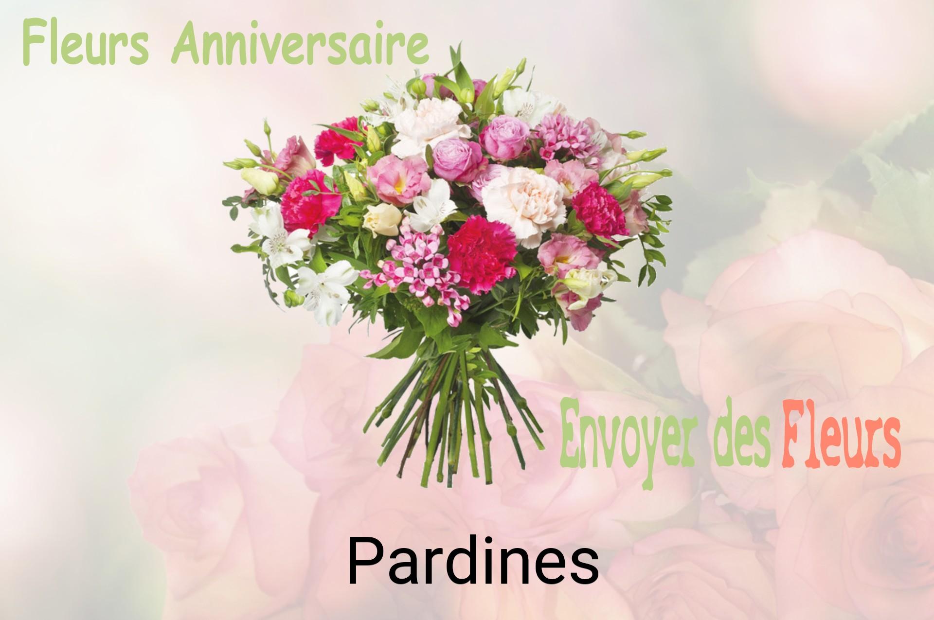 Bouquet de fleurs d’anniversaire livré à Pardines